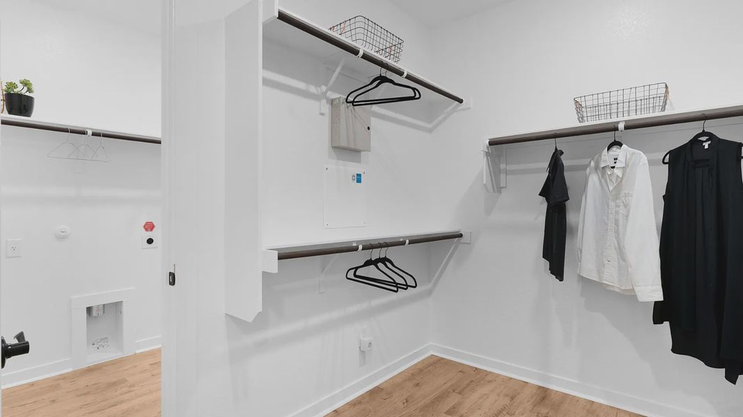 Furnished interior view inside a new home in The Grove at Blackhawk, Pflugerville (Image 16).