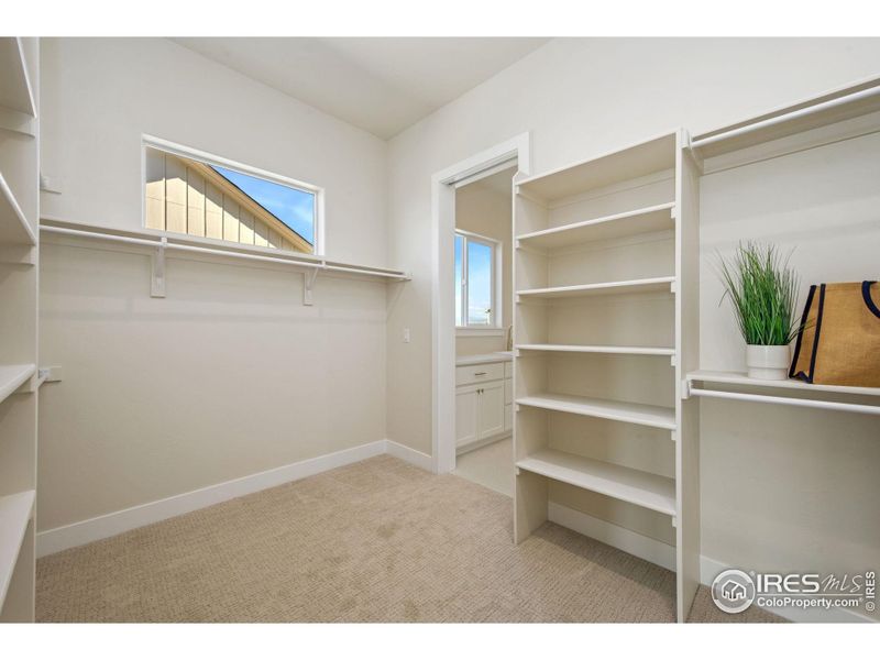 Large Primary Walk-in Closet