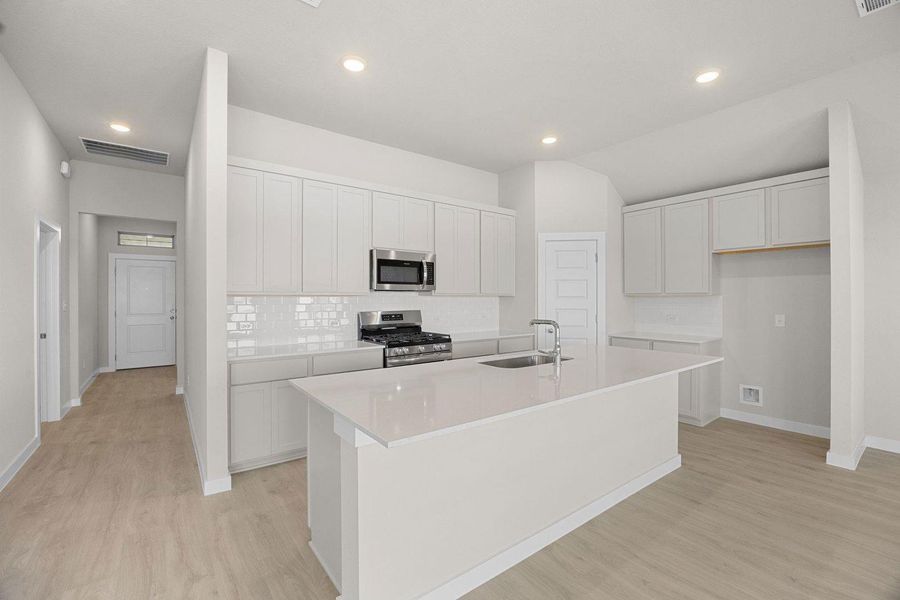 Furnished interior view inside a new home in Prairie Winds, Hutto (Image 12). Furnished interior view inside a new home in Prairie Winds, Hutto (Image 12).