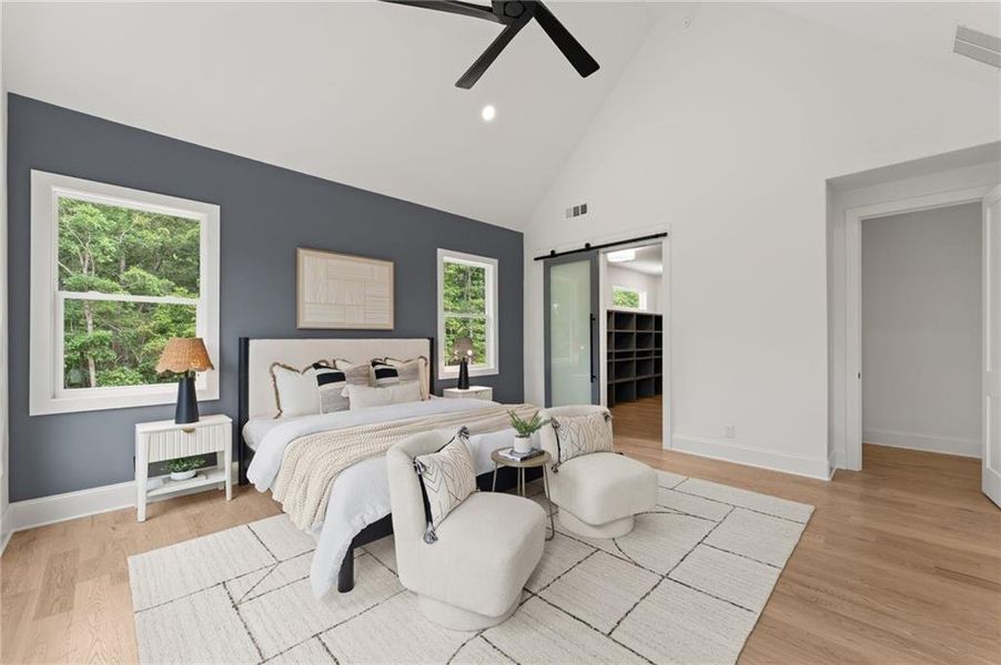 Furnished interior view inside a new home in , Dawsonville (Image 21).