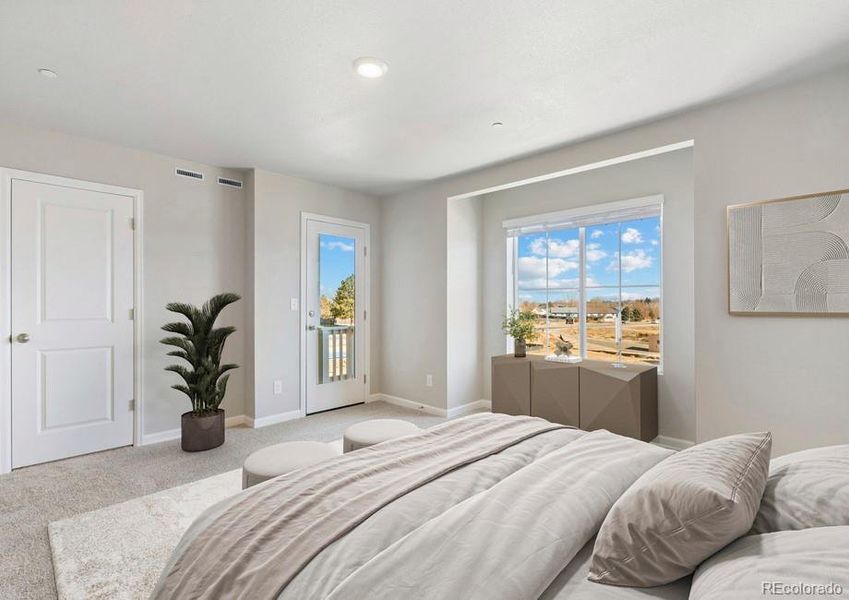 Furnished interior view inside a new home in , Fort Lupton (Image 7).