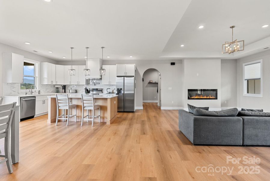 Furnished interior view inside a new home in , Alexander (Image 10).