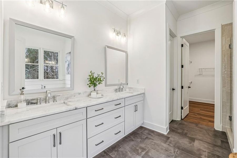 Furnished interior view inside a new home in , Dawsonville (Image 13).