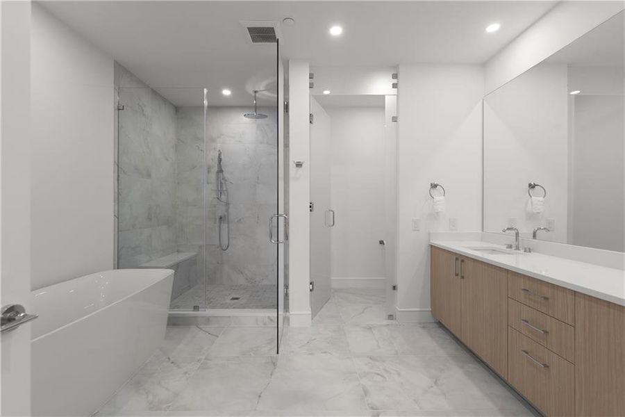 Furnished interior view inside a new home in The Dillon Buckhead, Atlanta (Image 58).