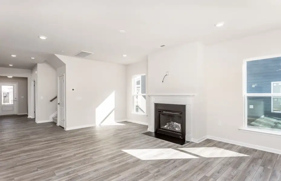 Spacious, unfurnished interior of a new home in Saunders Farm, Willow Spring (Image 16). Spacious, unfurnished interior of a new home in Saunders Farm, Willow Spring (Image 16).
