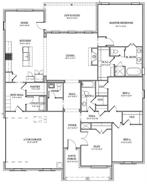 View of floor plan / room layout