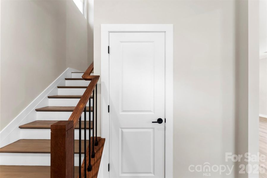 Stairs to Upper Level - Model Home Stairs to Upper Level - Model Home