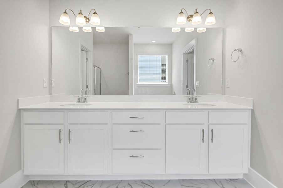 Furnished interior view inside a new home in The Cove at Mallard Crossing, Summerville (Image 8).