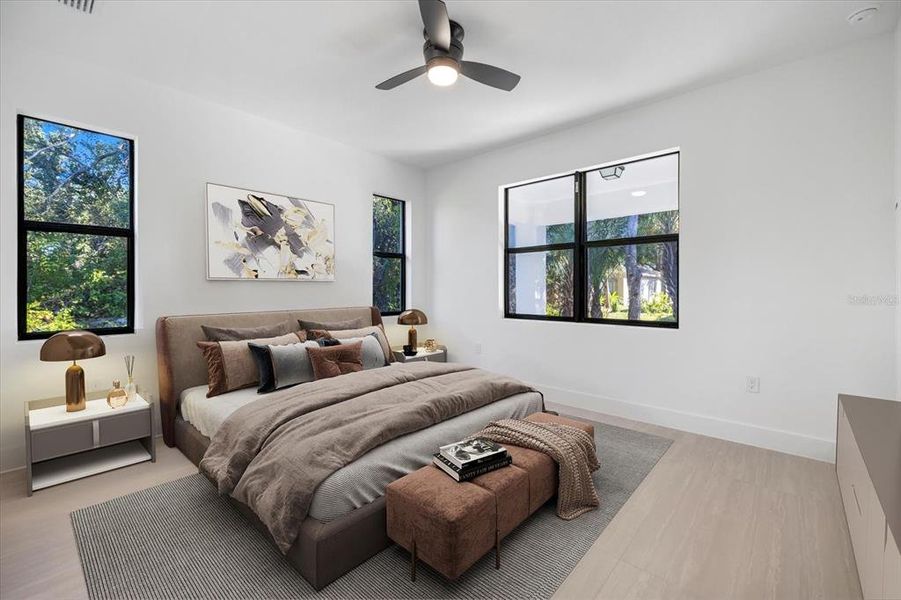 Furnished interior view inside a new home in , Rotonda West (Image 11).