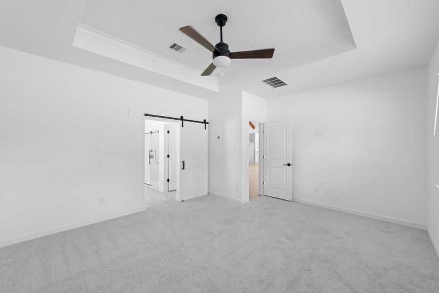 Secluded primary suite (*Photo not of actual home and used for illustration purposes only.)