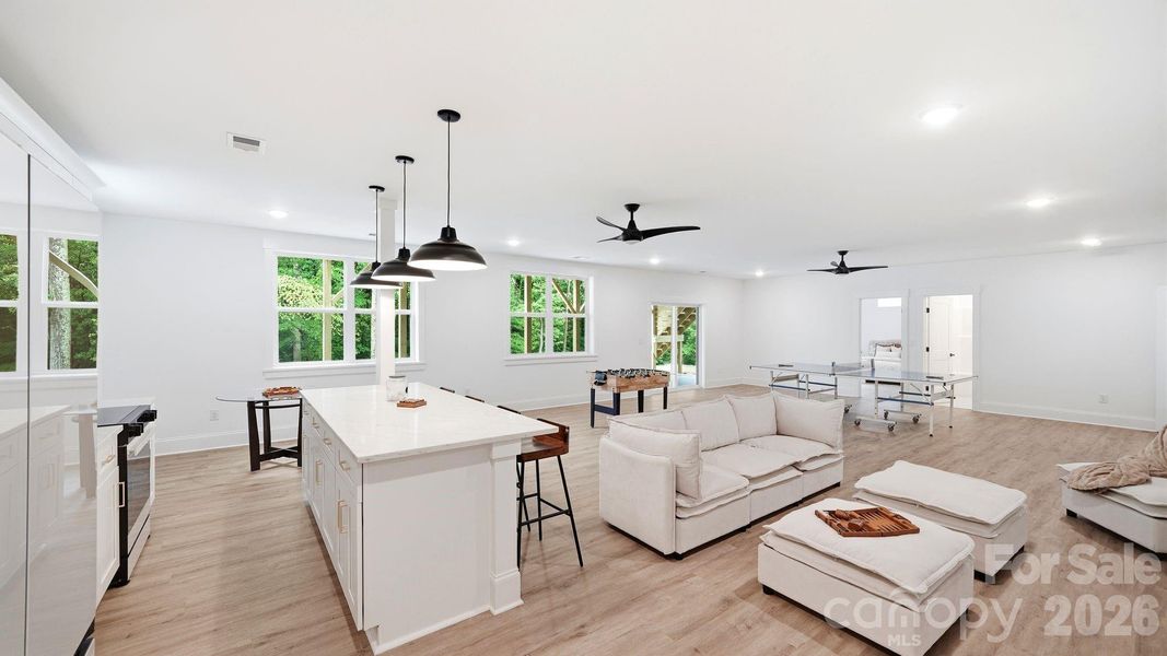 Furnished interior view inside a new home in , Charlotte (Image 13). Furnished interior view inside a new home in , Charlotte (Image 13).