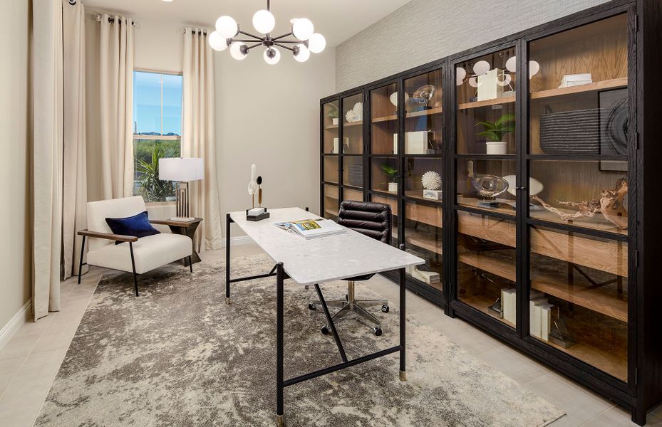 Representative furnished interior of a home built from the Harmony by Pulte Homes in Regent Hills - Enchantment Series, Buckeye (Image 9).