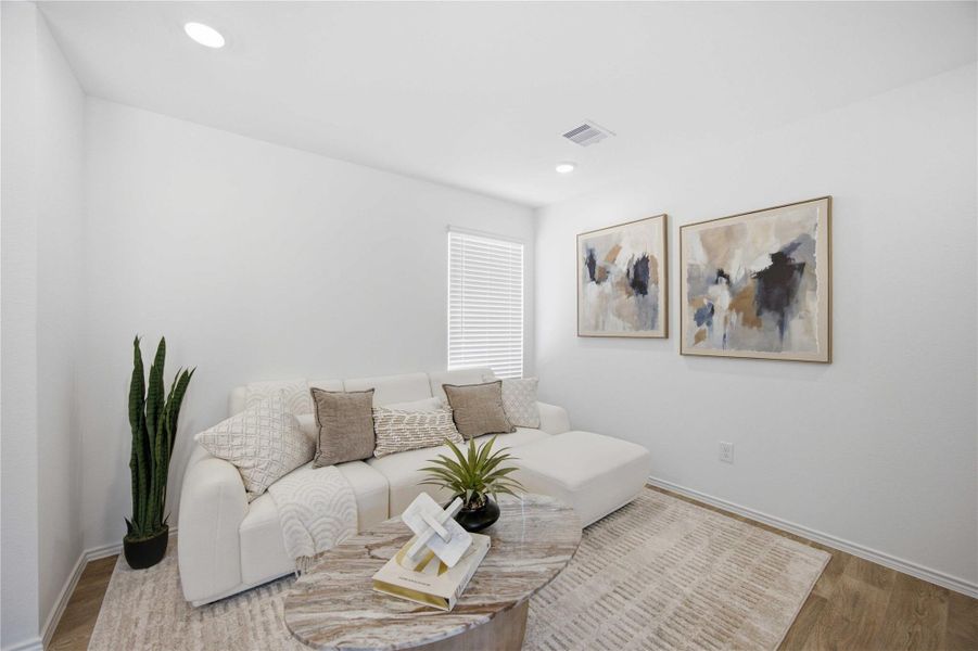 Furnished interior view inside a new home in Pineapple Square, Houston (Image 8).