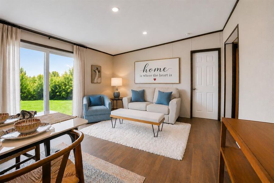 Furnished interior view inside a new home in , Springtown (Image 5).