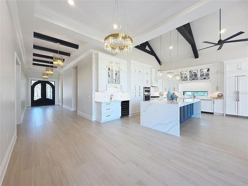 Furnished interior view inside a new home in , Reunion (Image 34).