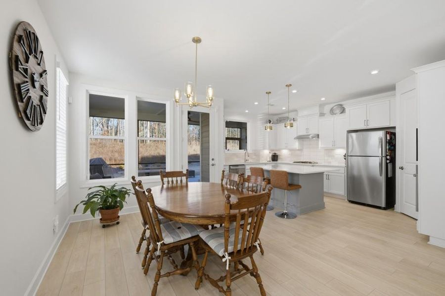 Furnished interior view inside a new home in , Hoschton (Image 19).