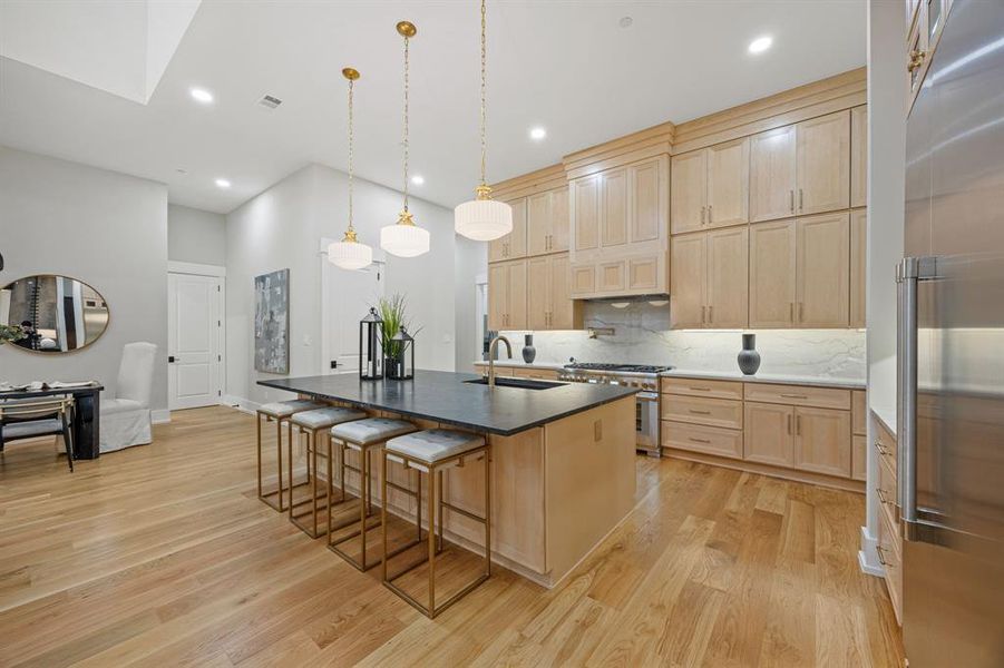 Furnished interior view inside a new home in , Dallas (Image 7). Furnished interior view inside a new home in , Dallas (Image 7).