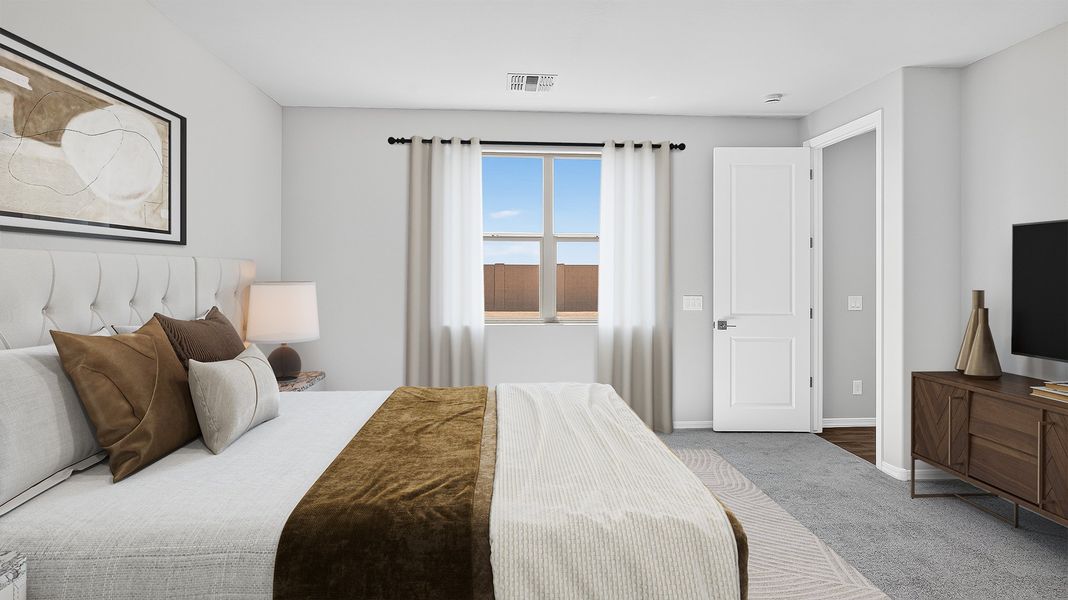 Furnished interior view inside a new home in Combs Ranch, San Tan Valley (Image 8).
