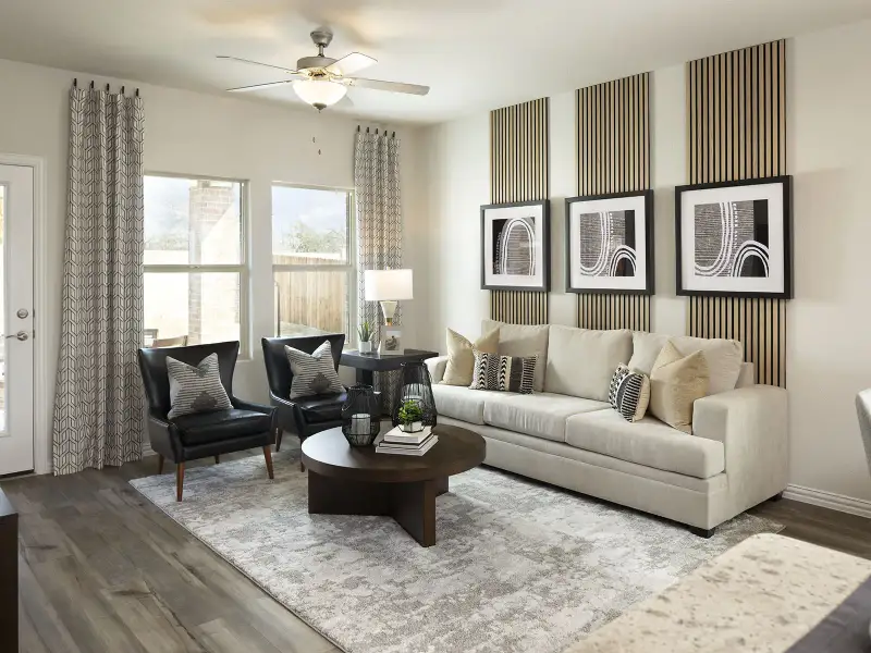 Furnished interior view inside a new home in Southridge, Princeton (Image 7). Furnished interior view inside a new home in Southridge, Princeton (Image 7).
