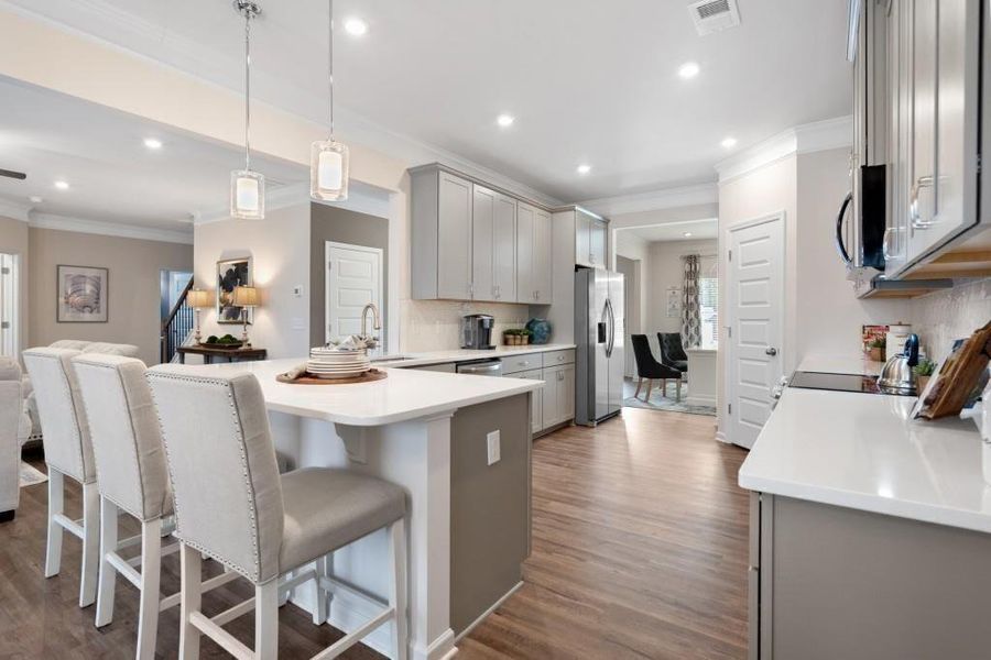 Furnished interior view inside a new home in Jones Ridge, Dallas (Image 12).