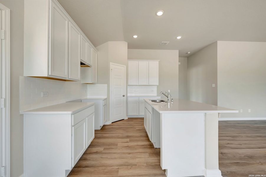 Furnished interior view inside a new home in Hickory Ridge Estates, Elmendorf (Image 14).