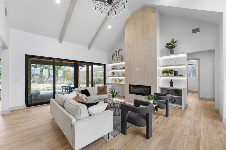 Furnished interior view inside a new home in , Malakoff (Image 17).