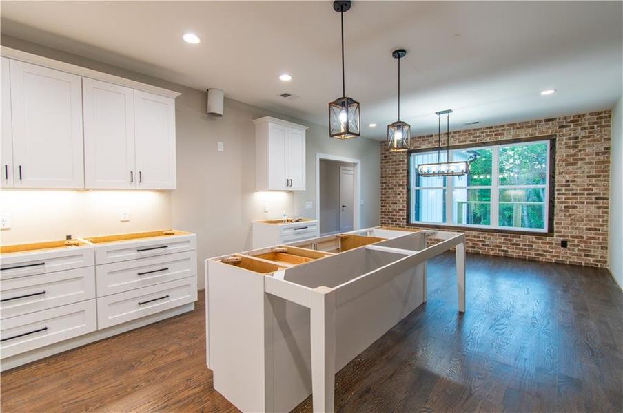 Furnished interior view inside a new home in , Fairmount (Image 6).