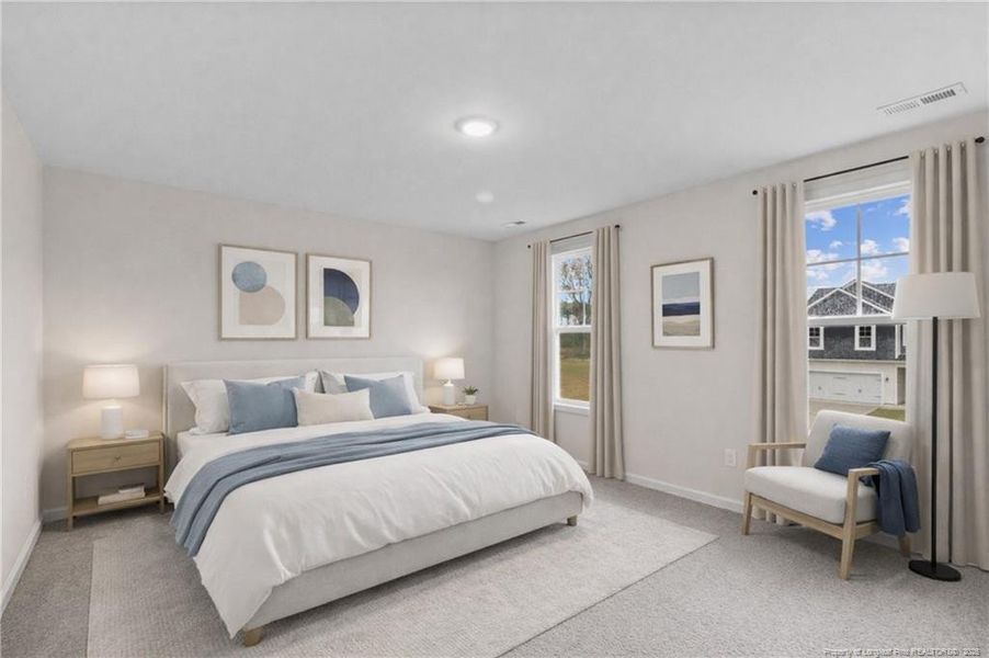 Primary Bedroom *Virtually staged