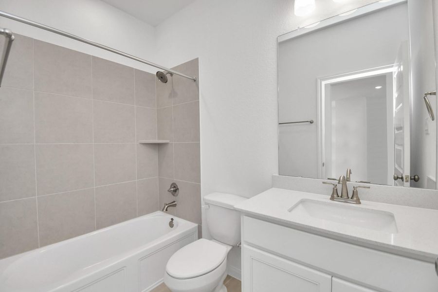 Furnished interior view inside a new home in Elyson, Katy (Image 5).