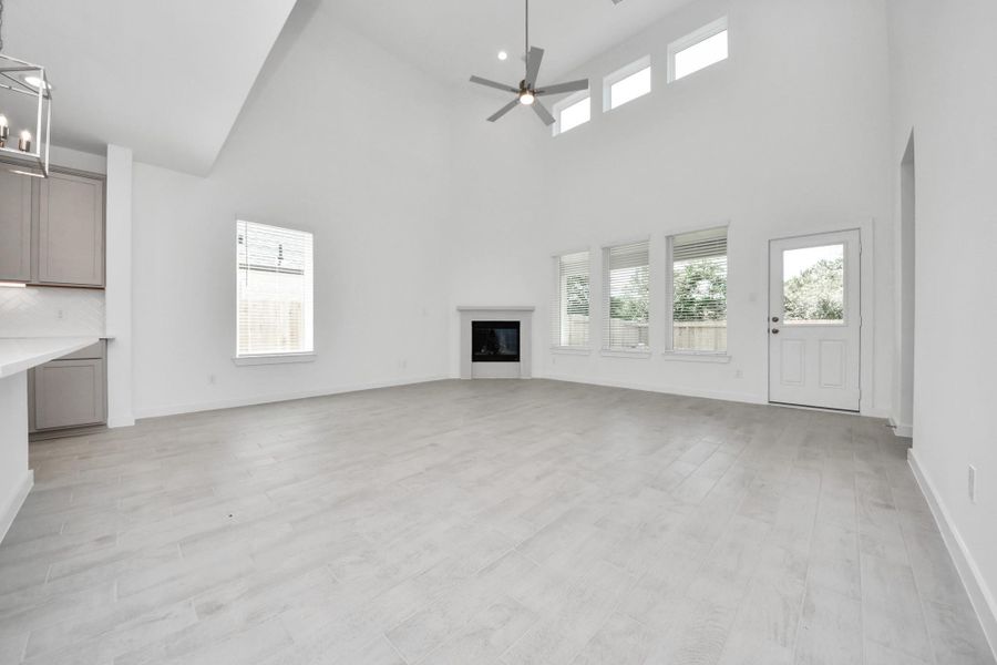 This generously spacious kitchen is a dream realized! Sample photo of completed home with similar floor plan. Actual colors and selections may vary.
