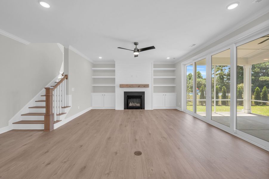 Representative unfurnished interior of a home built from the The Whitley by RobuckHomes in Windwater, Hampstead (Image 24).
