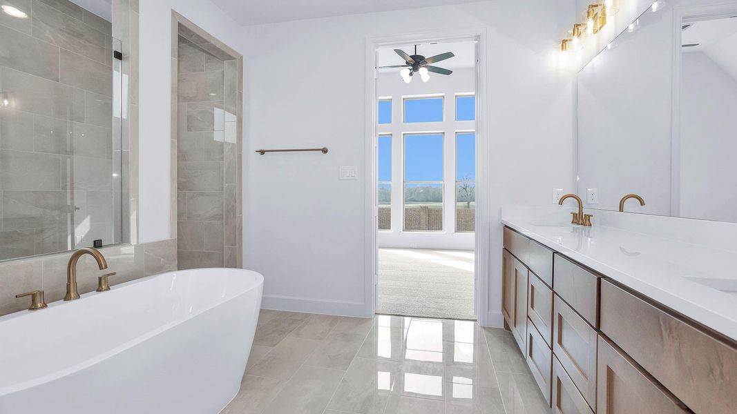 Furnished interior view inside a new home in Briarley, Montgomery (Image 6).