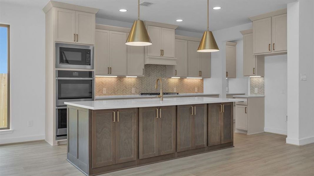 Furnished interior view inside a new home in Trinity Falls, McKinney (Image 7).