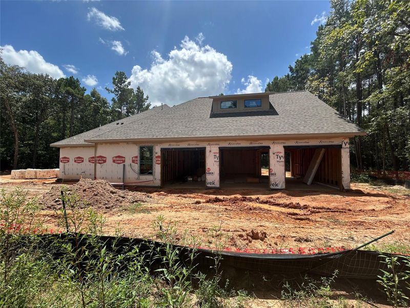 In-progress construction of a new home in , Willis, TX (Image 28).