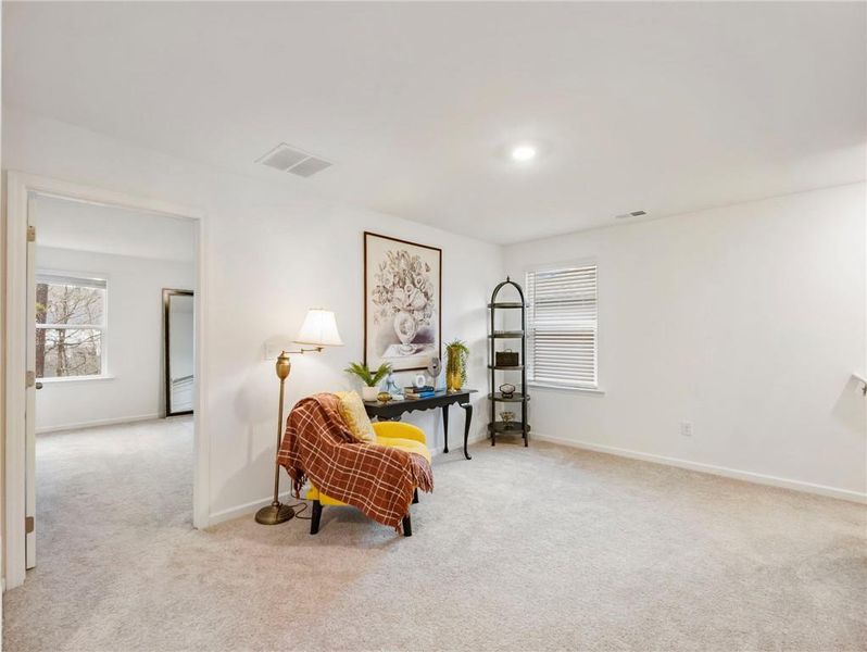 Furnished interior view inside a new home in Creekside at Farmers Crossing, Ball Ground (Image 26). Furnished interior view inside a new home in Creekside at Farmers Crossing, Ball Ground (Image 26).