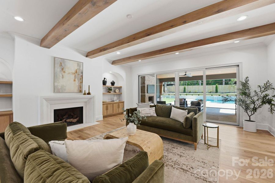 Furnished interior view inside a new home in , Charlotte (Image 37).