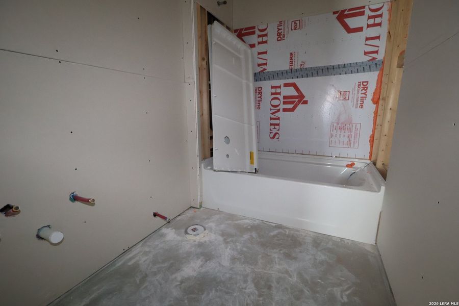 In-progress construction of a new home in Meadows at Clear Springs, New Braunfels, TX (Image 17). In-progress construction of a new home in Meadows at Clear Springs, New Braunfels, TX (Image 17).