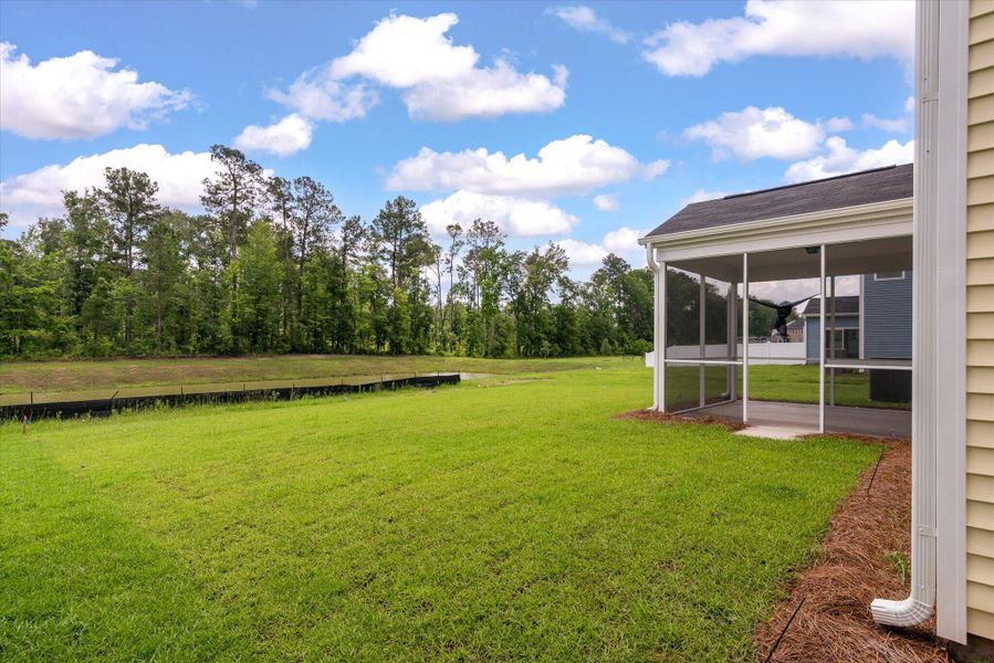Exterior details and patio area of a home in Parker's Preserve, Ridgeville (Image 4).