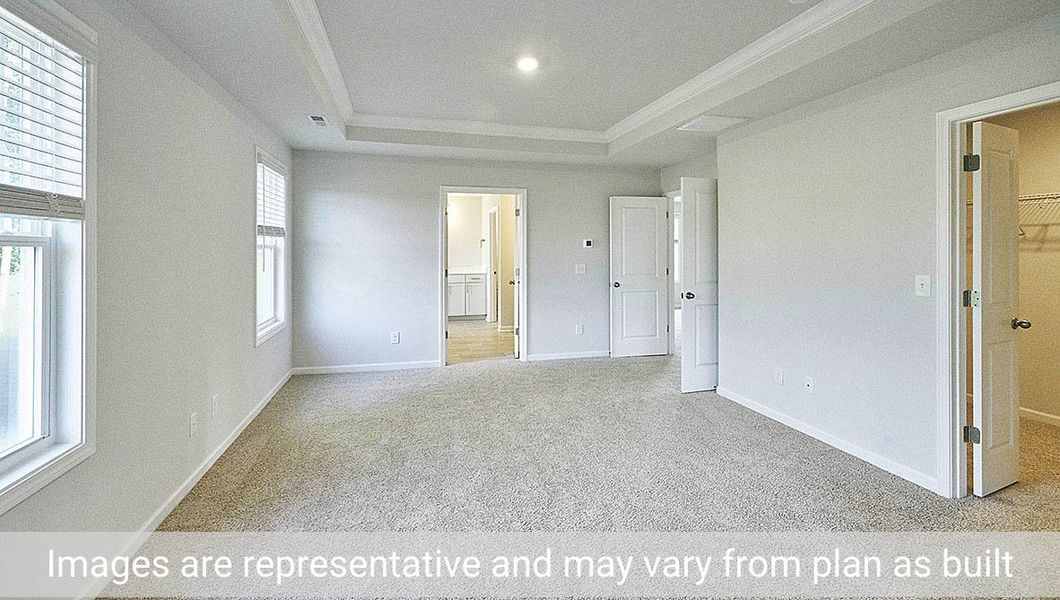 Spacious, unfurnished interior of a new home in The Manors at Winston Pointe, Clayton (Image 21).