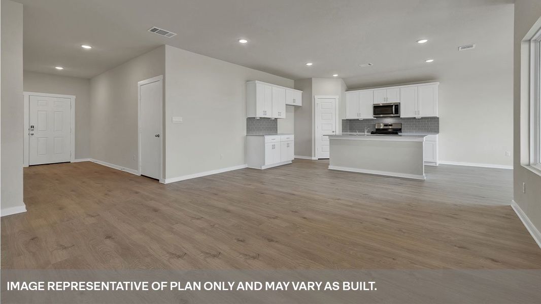 Spacious, unfurnished interior of a new home in Hartland Ranch, Lockhart (Image 19).