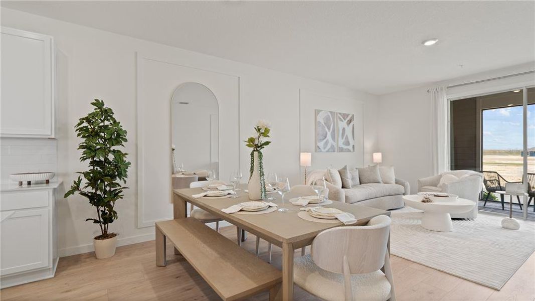 Furnished interior view inside a new home in , Clermont (Image 12).