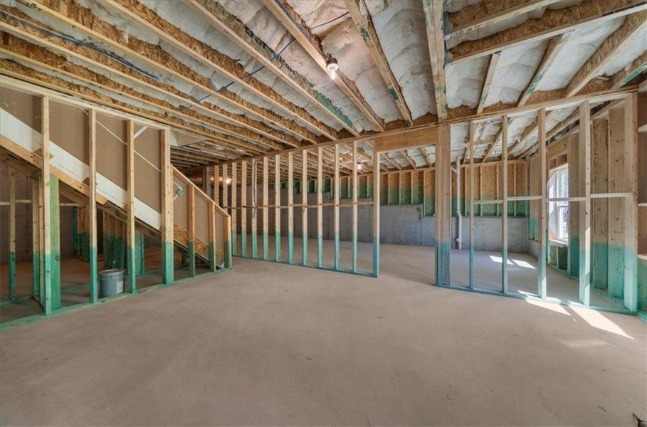 In-progress construction of a new home in , Gainesville, GA (Image 65).