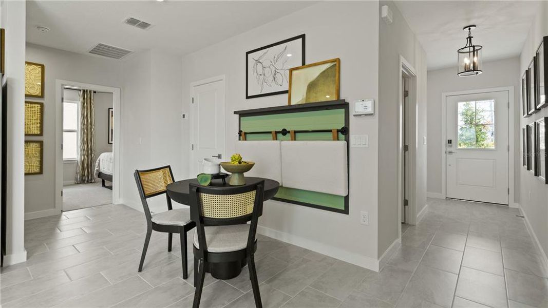 Furnished interior view inside a new home in Hamilton Bluff, Haines City (Image 7). Furnished interior view inside a new home in Hamilton Bluff, Haines City (Image 7).