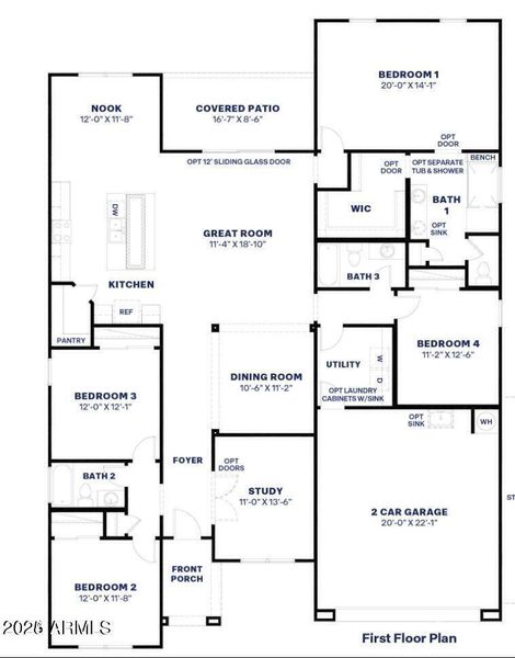 Pearl Floor Plan