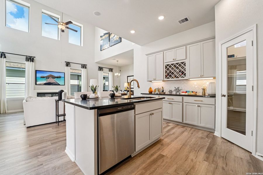 Furnished interior view inside a new home in Applewhite Meadows, San Antonio (Image 11). Furnished interior view inside a new home in Applewhite Meadows, San Antonio (Image 11).