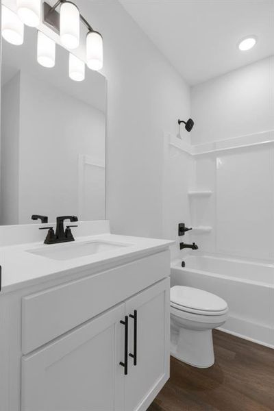 Furnished interior view inside a new home in Maddox Landing, Hoschton (Image 8).