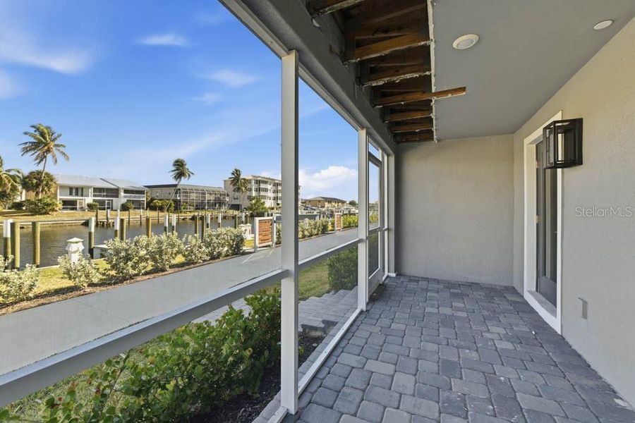 Exterior details and patio area of a home in Seahaven, Punta Gorda (Image 3).