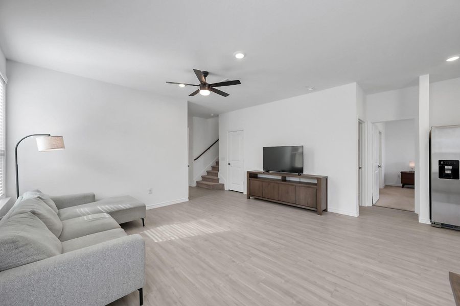 Furnished interior view inside a new home in Mavera, Conroe (Image 9).