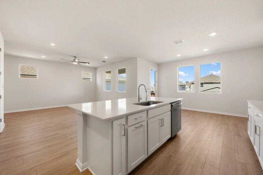 Furnished interior view inside a new home in Cannon Ranch, Dripping Springs (Image 9).