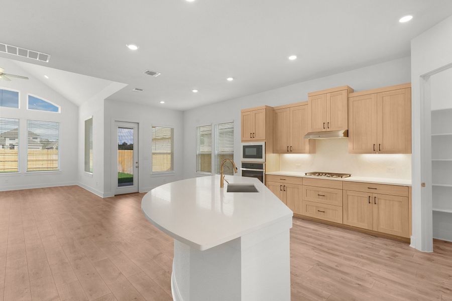 Furnished interior view inside a new home in Lariat, Liberty Hill (Image 43). Furnished interior view inside a new home in Lariat, Liberty Hill (Image 43).